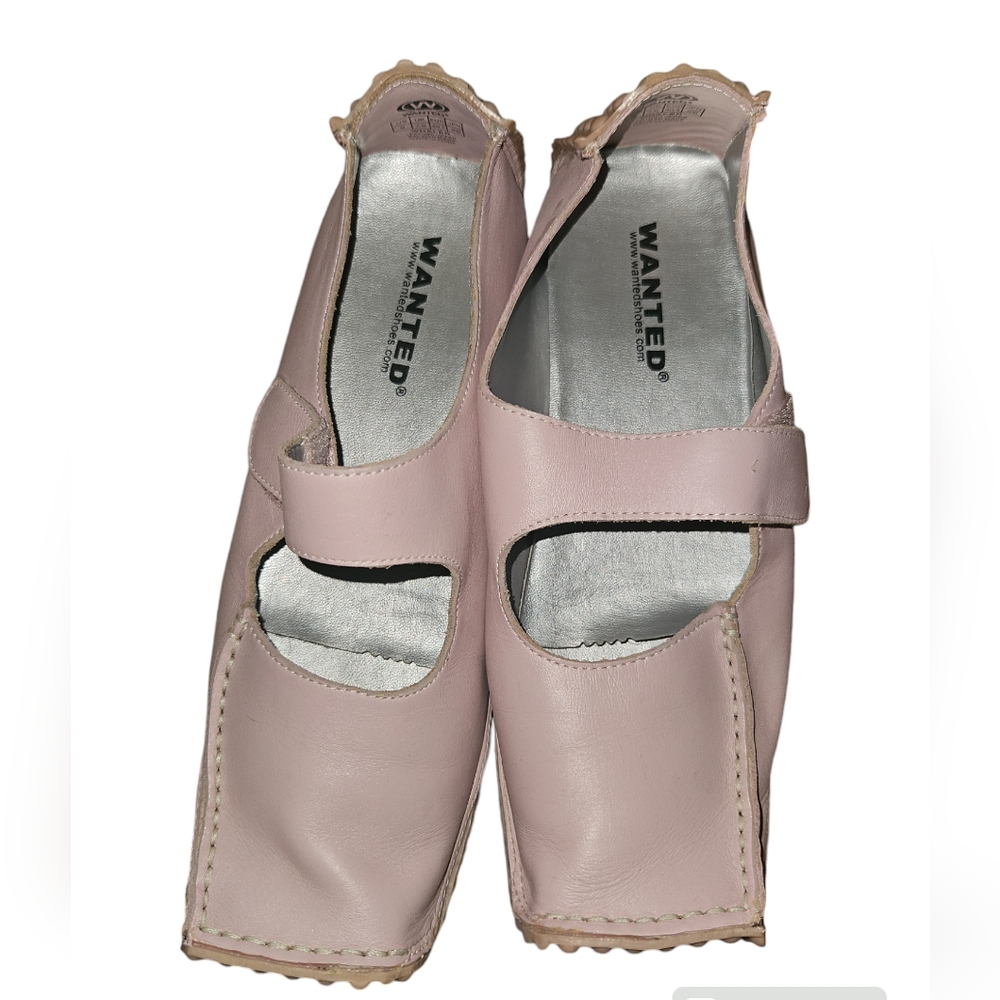 WANTED Mary Jane Leather Comfort Flats Loafers